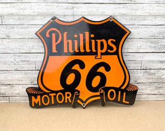 Vintage Porcelain Sign Marine Gasoline Company Pin-up Girl Metal