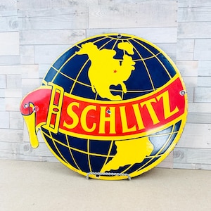Schlitz Beer Globe Light - Etsy