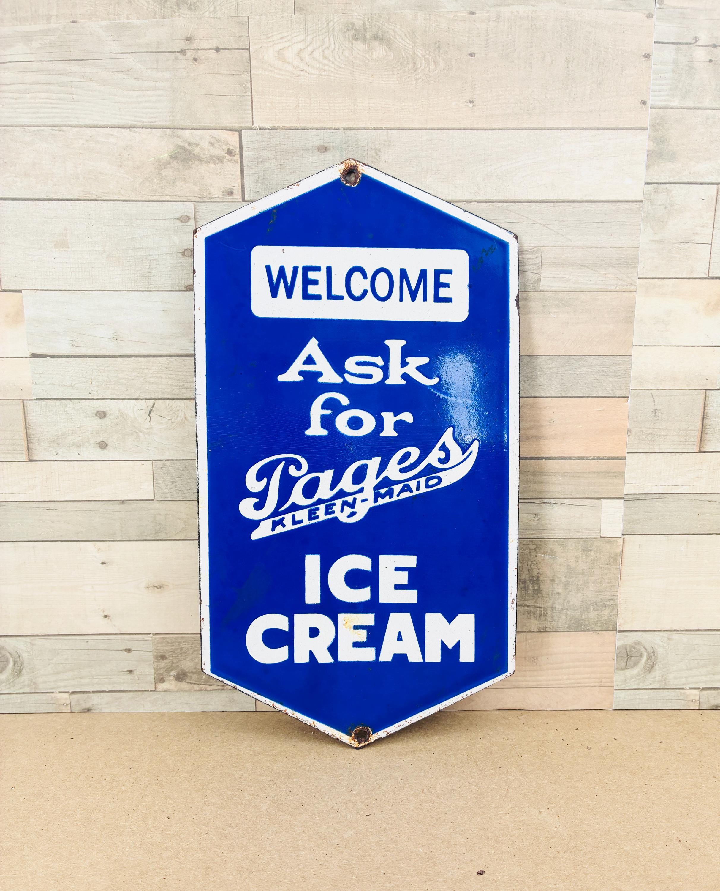 Vintage Dairy Queen Sign - Etsy Finland