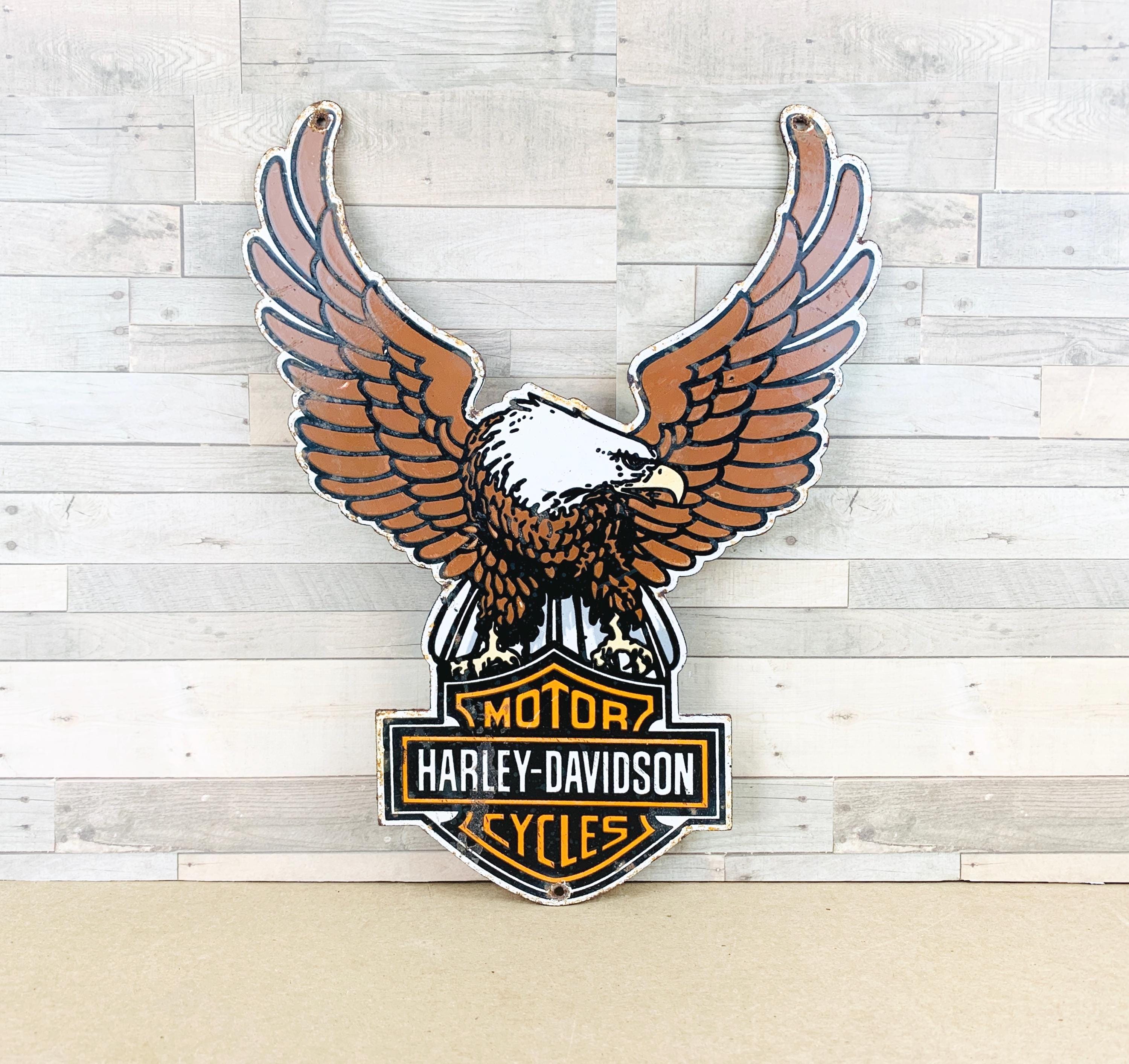 Harley Davidson Eagle - Etsy Canada