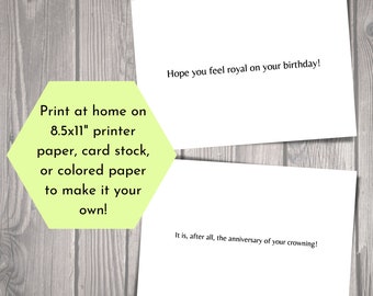 Dirty Funny Birthday Printable Card