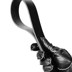 Spanking Belt Premium Black Leather