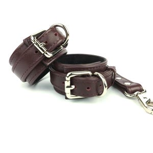 Sensual Leather Cuffs: Handcrafted Bondage Accessories
