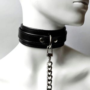 Premium Leather Collar and Leash Set for Elegant Submissive Pleasures