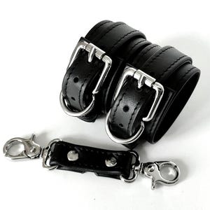 Sensual Leather Cuffs: Handcrafted Bondage Accessories