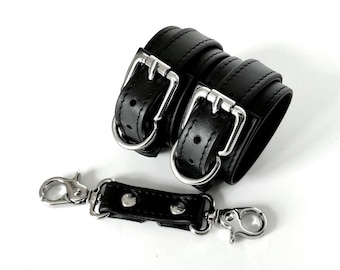 Sensual Leather Cuffs: Handcrafted Bondage Accessories