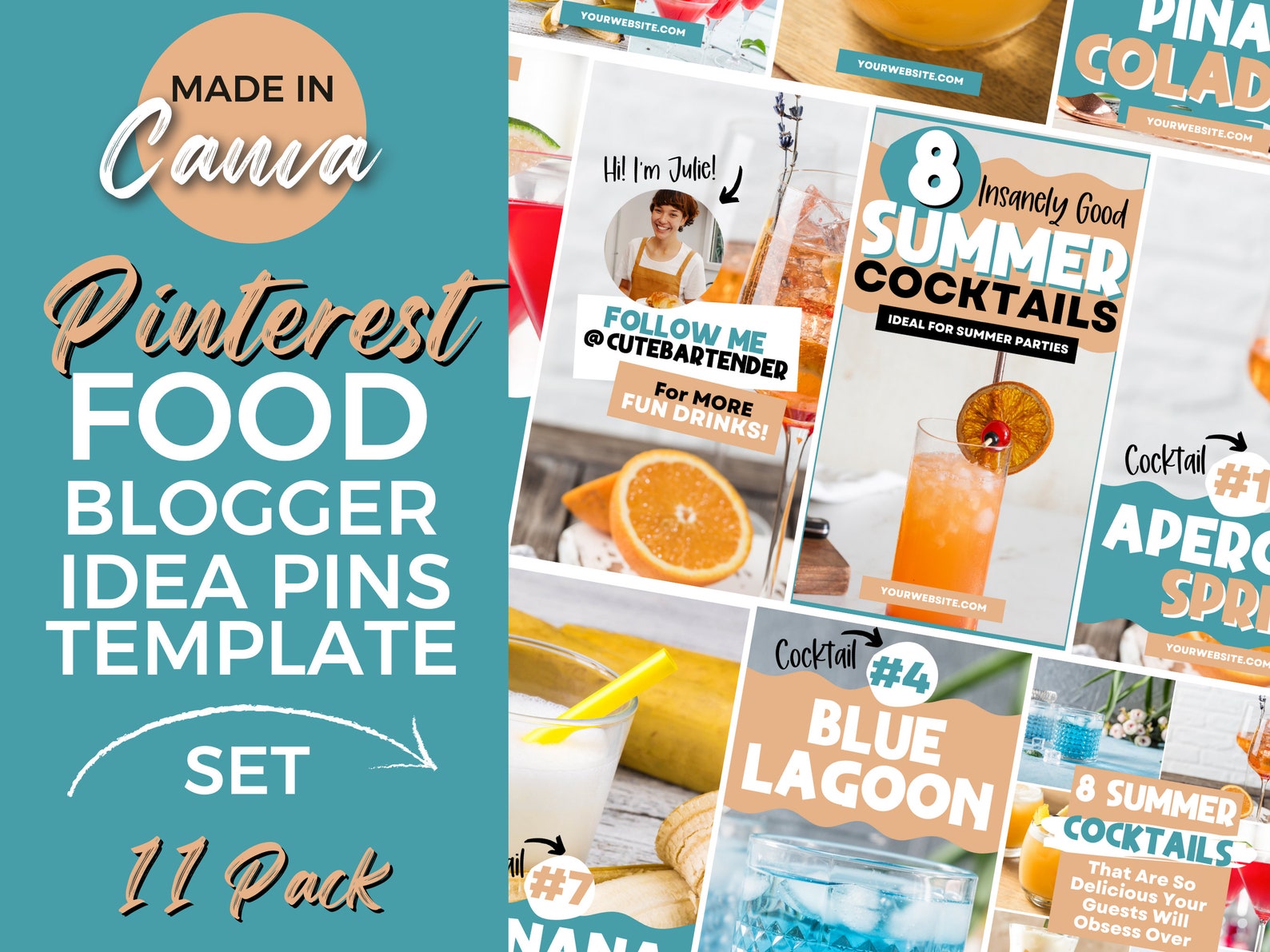 Idea Pin Template, Idea Pins, Idea Pin Templates, Pinterest Templates