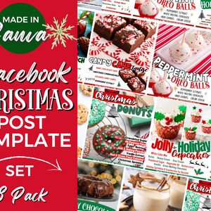 Christmas Template, Facebook Template, Facebook Post Template, Facebook Engagement Post, Facebook Posts, Blogger Template, FB Template