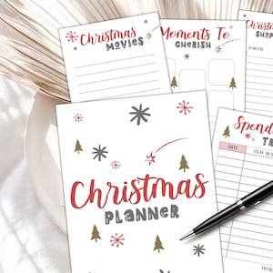 Weihnachtsplaner Personal, Weihnachtsplaner Printable, Digitaler Weihnachtsplaner, Weihnachtsplaner Printables, Weihnachtsplaner