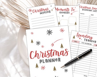 Christmas Planner Printable: Festive Holiday Organizer (PDF)