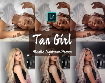3 Tan Skin Mobile Lightroom Presets,iPhone DNG Preset, Vsco Instagram Filter,Beach Girl Portrait Travel Blogger Influencer Fashion Preset