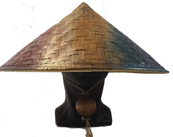 Straw Hat, Samurai Styled Hat, Anime Fashion, [Sage-mode - Crown of Merit]