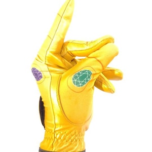 Comic Inspired Golf Gift, Golf Humor, Present for Golfer, Father's Day gift, Infinity Gauntlet Golf Glove
