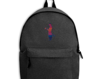 BSD "Contrails" Logo Embroidered Backpack / Golf Shoe Bag