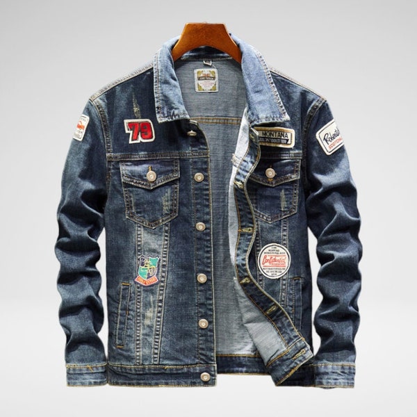 Mens Denim Jacket - Etsy