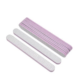 25 Set Strong Emery Board Nail Files For Manicure, Acrylic Nail File, Emery Board Nail File Packs, Washable Boat Files Nail Care