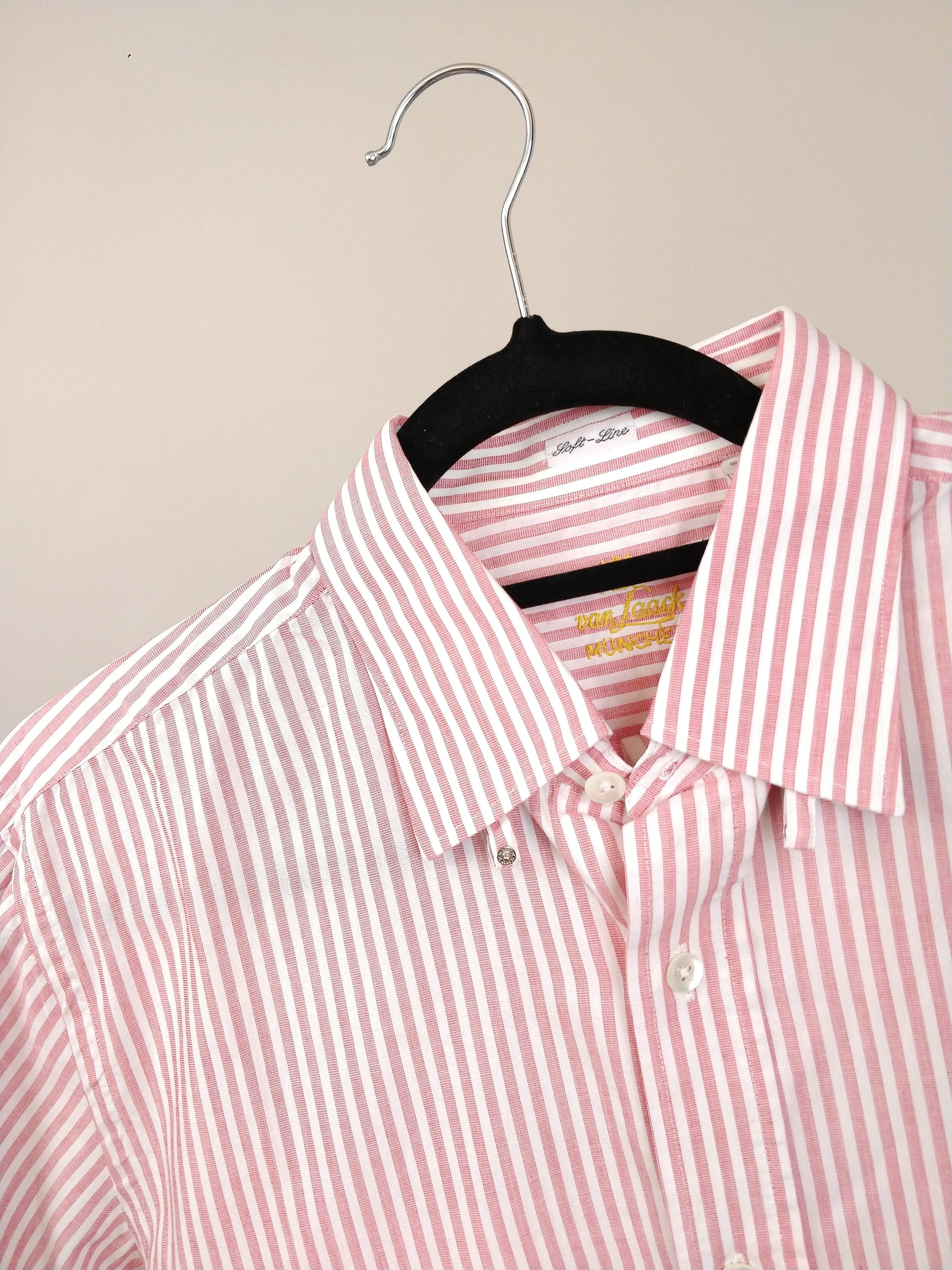 The Pink Stripe Preloved Van Laack Pink White Stripe - Etsy
