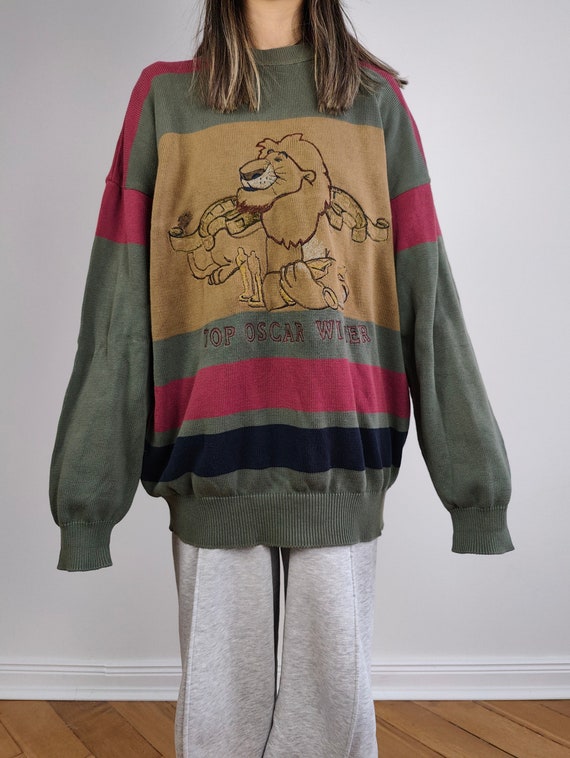 The Iceberg Lion King Sweater | Vintage 90s rare … - image 2