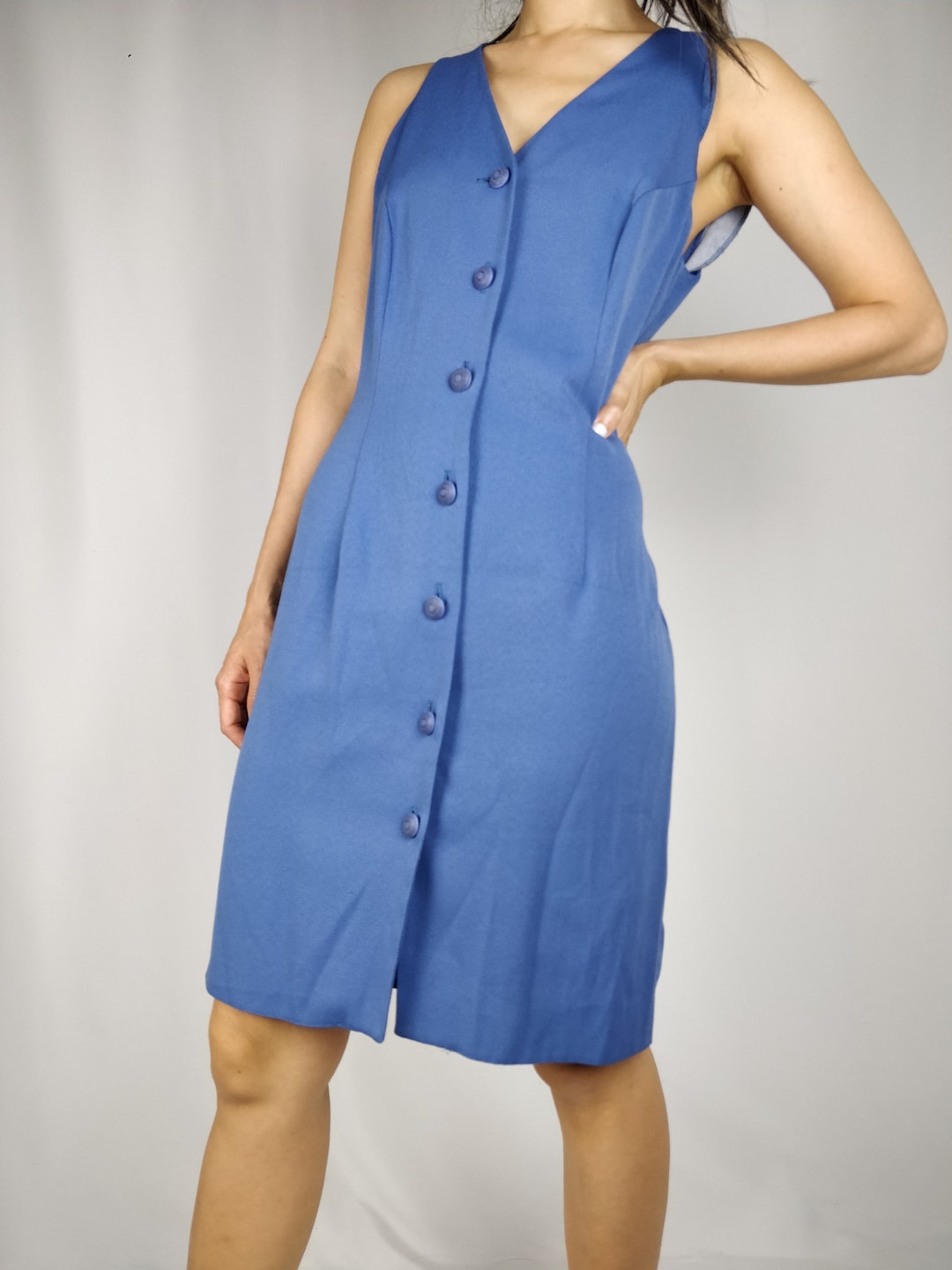 Acheter VONDA Robe Chemise Boutonnée à Manches Longues Avec Ceinture Et