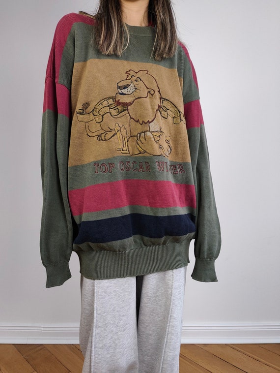 The Iceberg Lion King Sweater | Vintage 90s rare … - image 9
