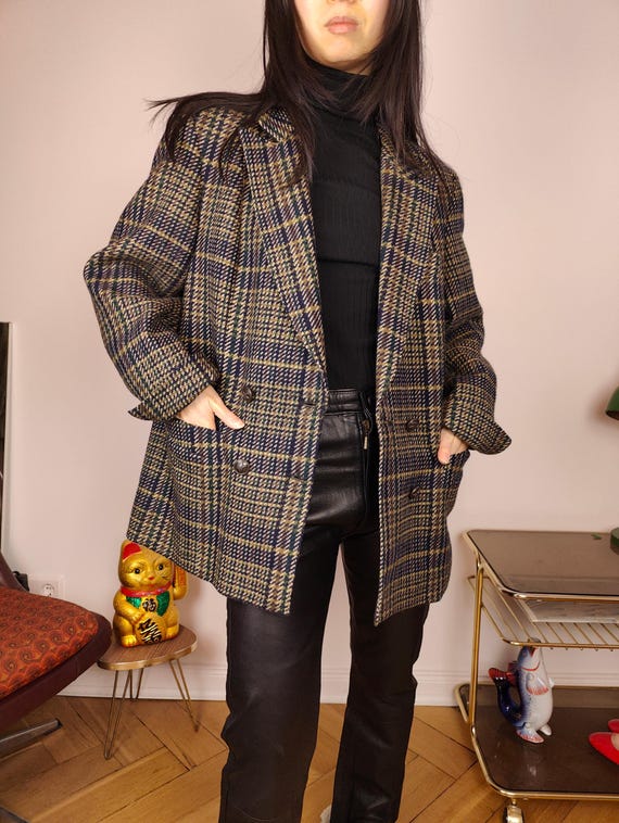 新品】 UNUSED check coat ☆ チェックコート コート