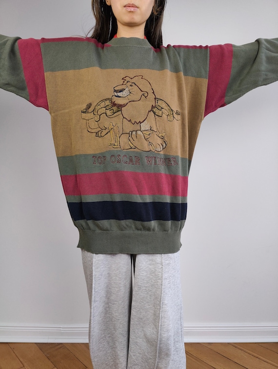 The Iceberg Lion King Sweater | Vintage 90s rare … - image 5