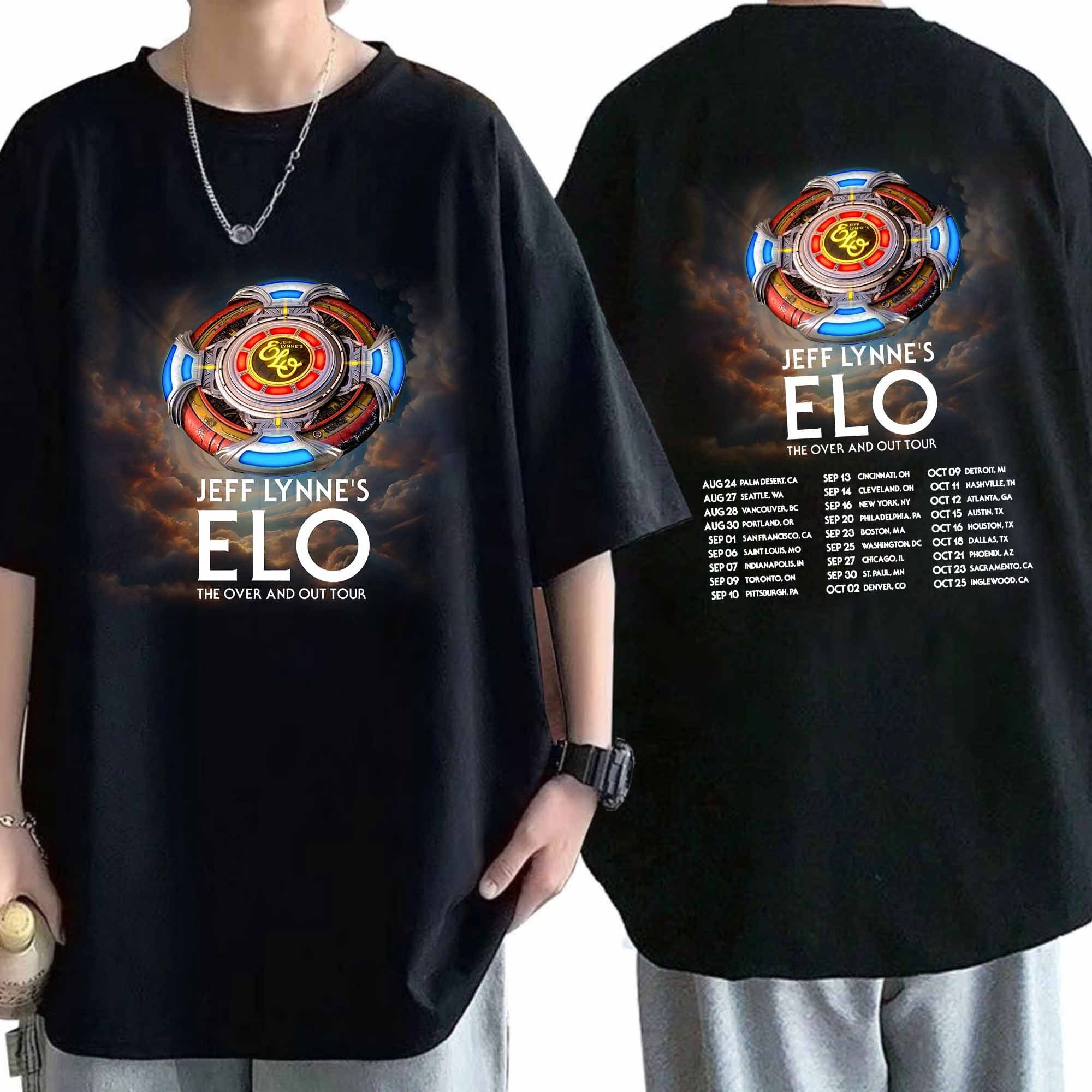 Jeff Lynne's ELO Over and Out FINAL Tour 2024 Shirt, Jeff Lynne's Elo