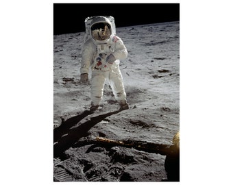 Space Poster - Apollo 11 - Launch - Saturn V - Moon Landing - NASA - A4 ...