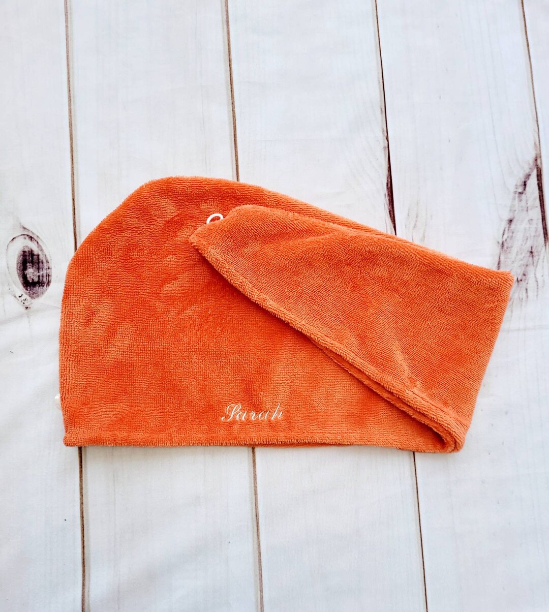 Personalised Hair Towel Turban Made From Bamboo Towelling Fits Any Age