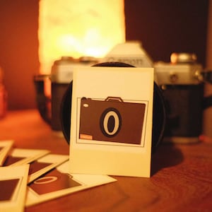 Vintage Polaroid Camera Stickers