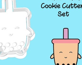 Boba | Bubble Tea | Cookie Cutter Set