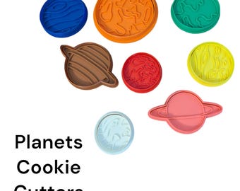 Planets | Space | Cookie Cutters | Set of 8