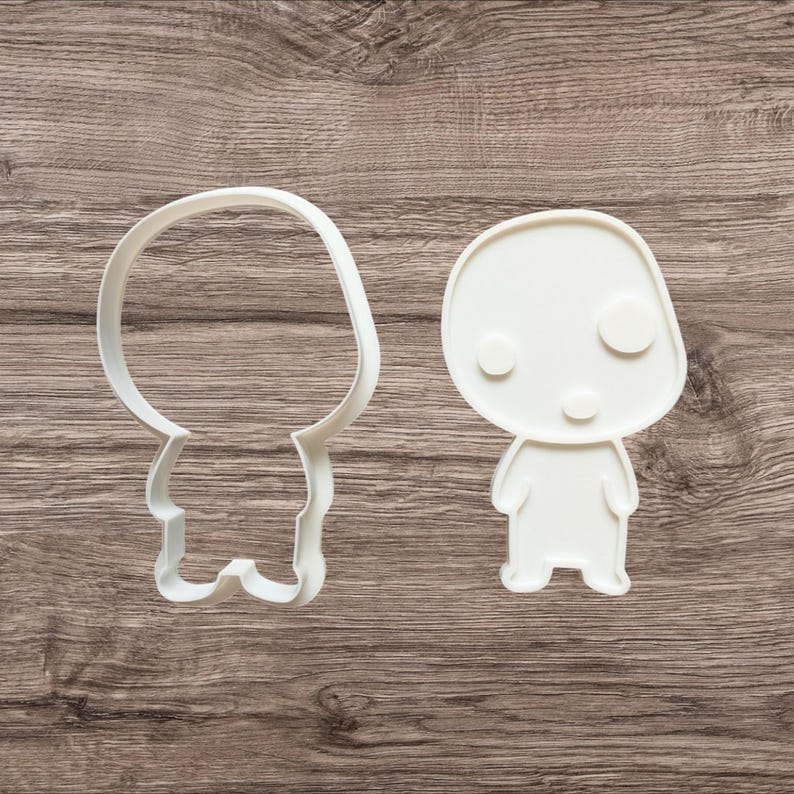 Ghibli Inspired | Cookie Cutter Set | Totoro | No Face | Kodama | Calcifer | 4 inch Kodama