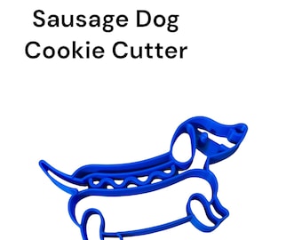 Dachshund | Sausage Dog | Cookie Cutter | Fondant | Baking | Clay