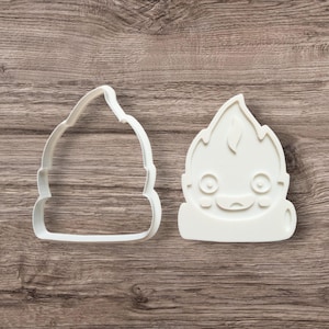 Ghibli Inspired | Cookie Cutter Set | Totoro | No Face | Kodama | Calcifer | 4 inch Calcifer