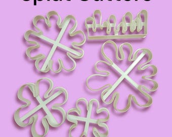 Splat Cookie Cutters | Fondant | Baking | Clay