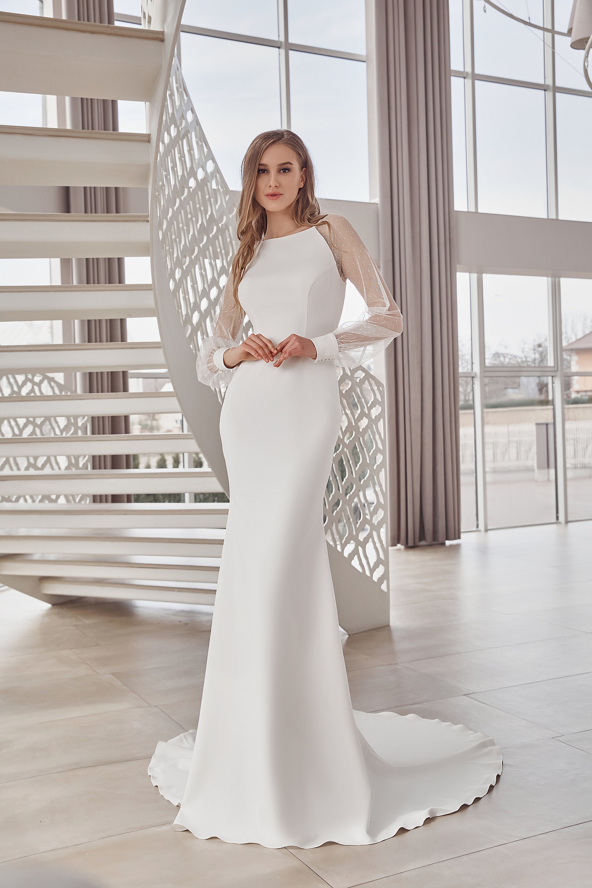 Bridal gown Princess wedding dress Duchess wedding gown Etsy