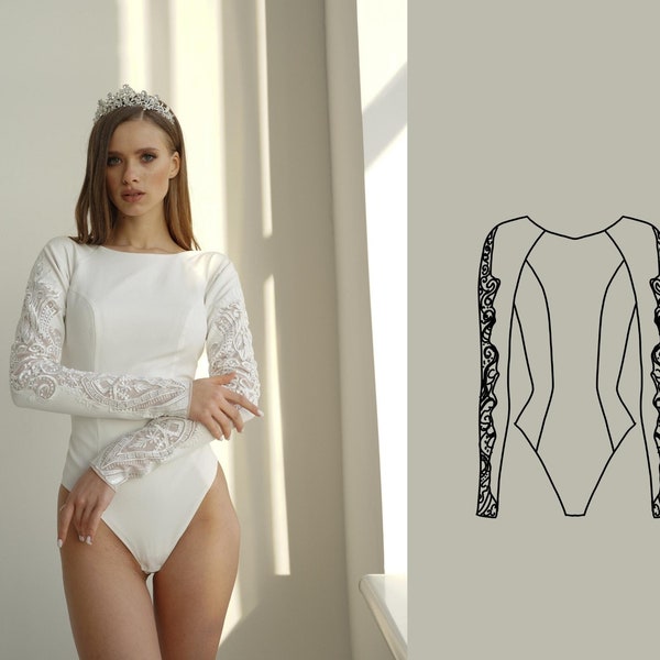 Wedding Bodysuit Etsy