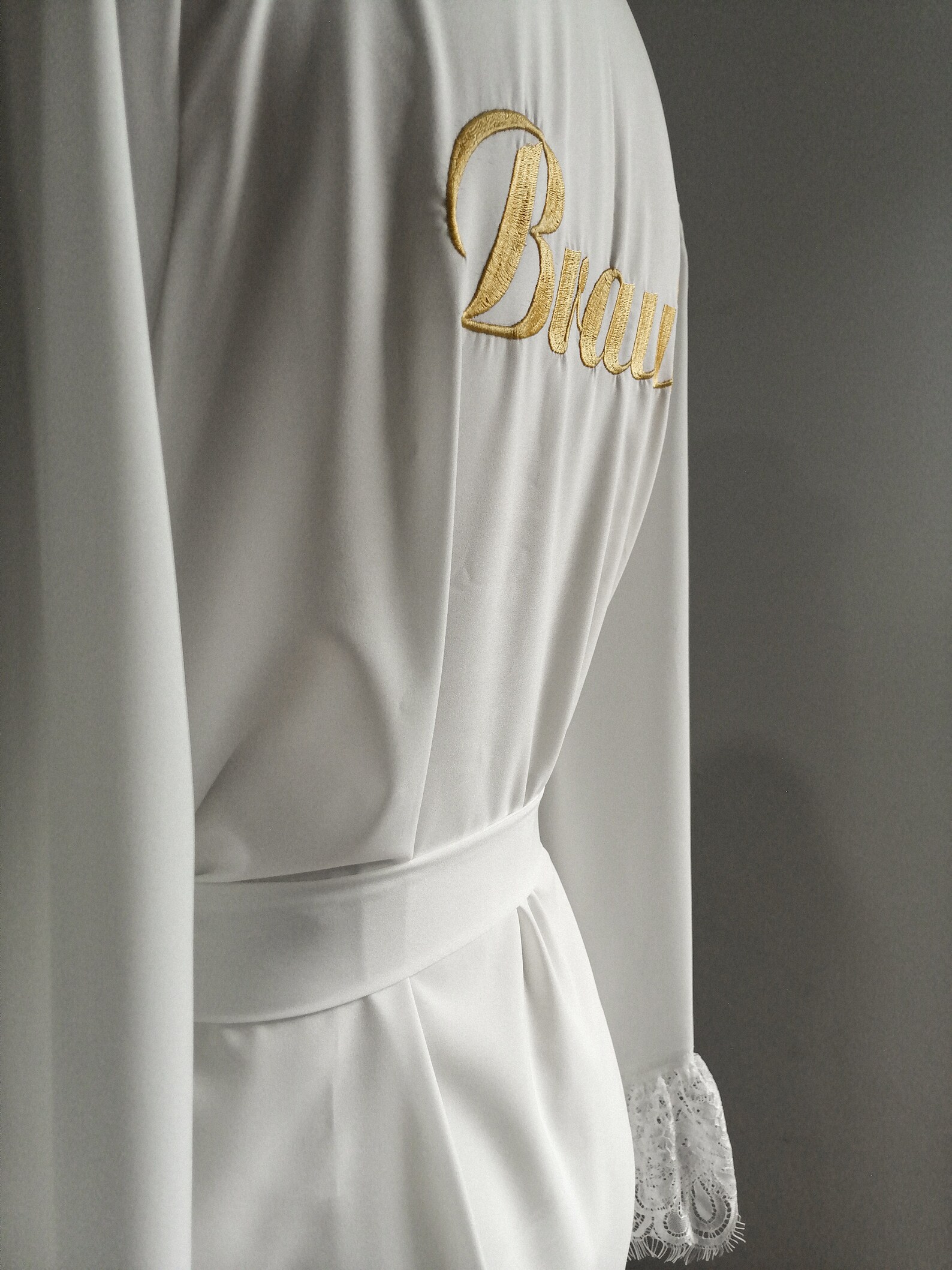 customized bridal robe