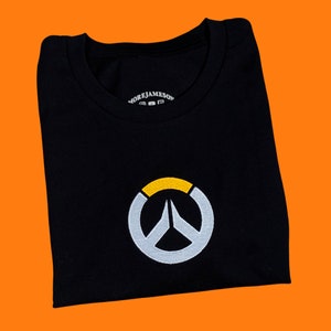 Overwatch logo gaming merch (embroidered) hoodie & t-shirts