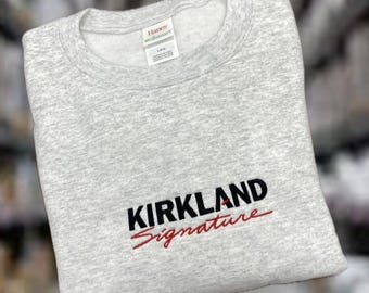 KIRKLAND CREWNECK EMBROIDERY