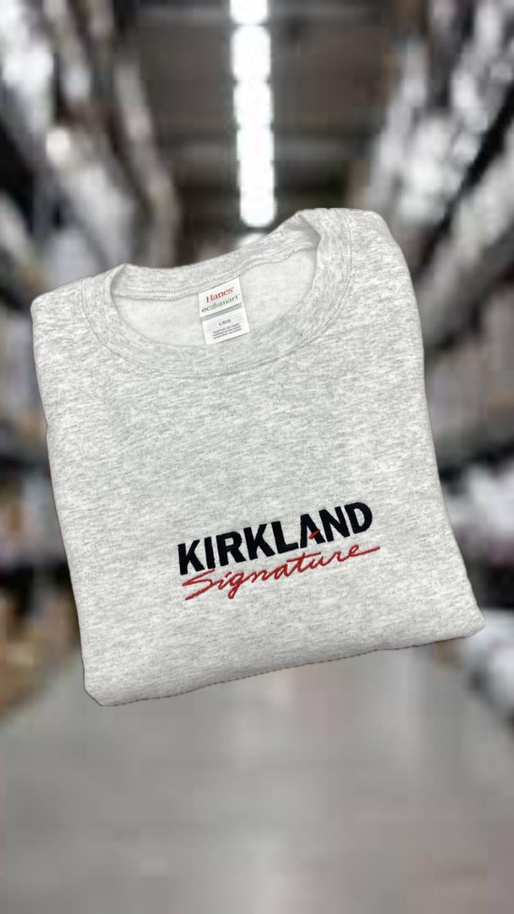 KIRKLAND CREWNECK EMBROIDERY