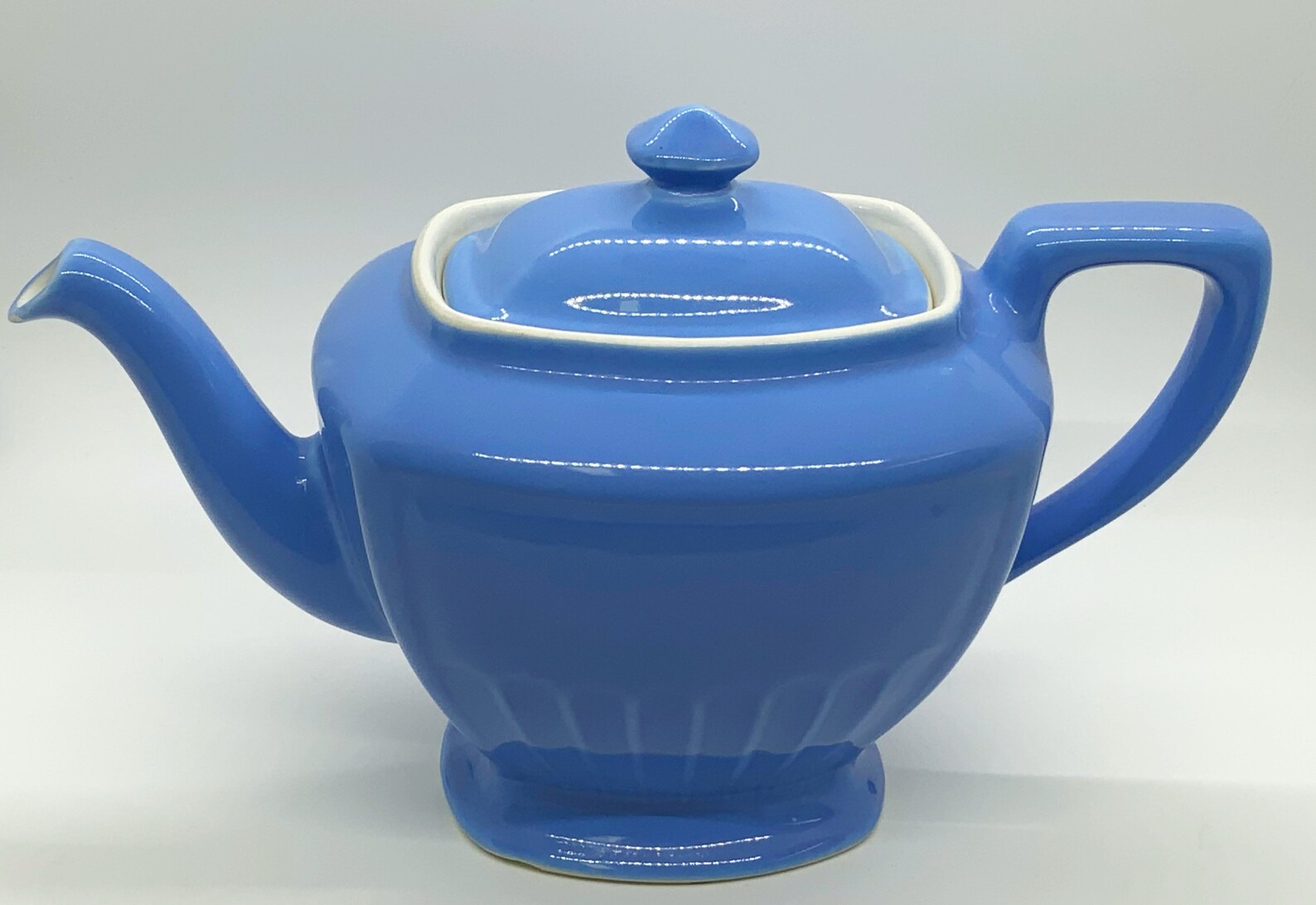 Hall Periwinkle Blue Hollywood Teapot Vintage Hall Etsy