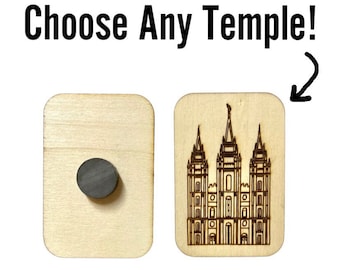 LDS Temple Magnet, LDS Gift, Church of Jesus Christ of Latter Day Saints, LDS Magnet, Relief Society Gift, Lds Temple Fridge Magnet, Lds yw