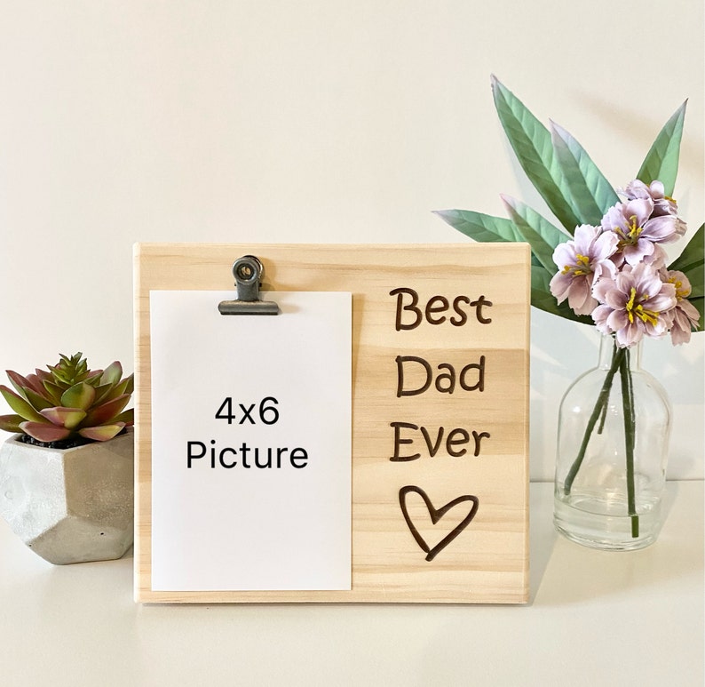 Dad Picture Frame Father Thank You Father Sentimental Gift Etsy