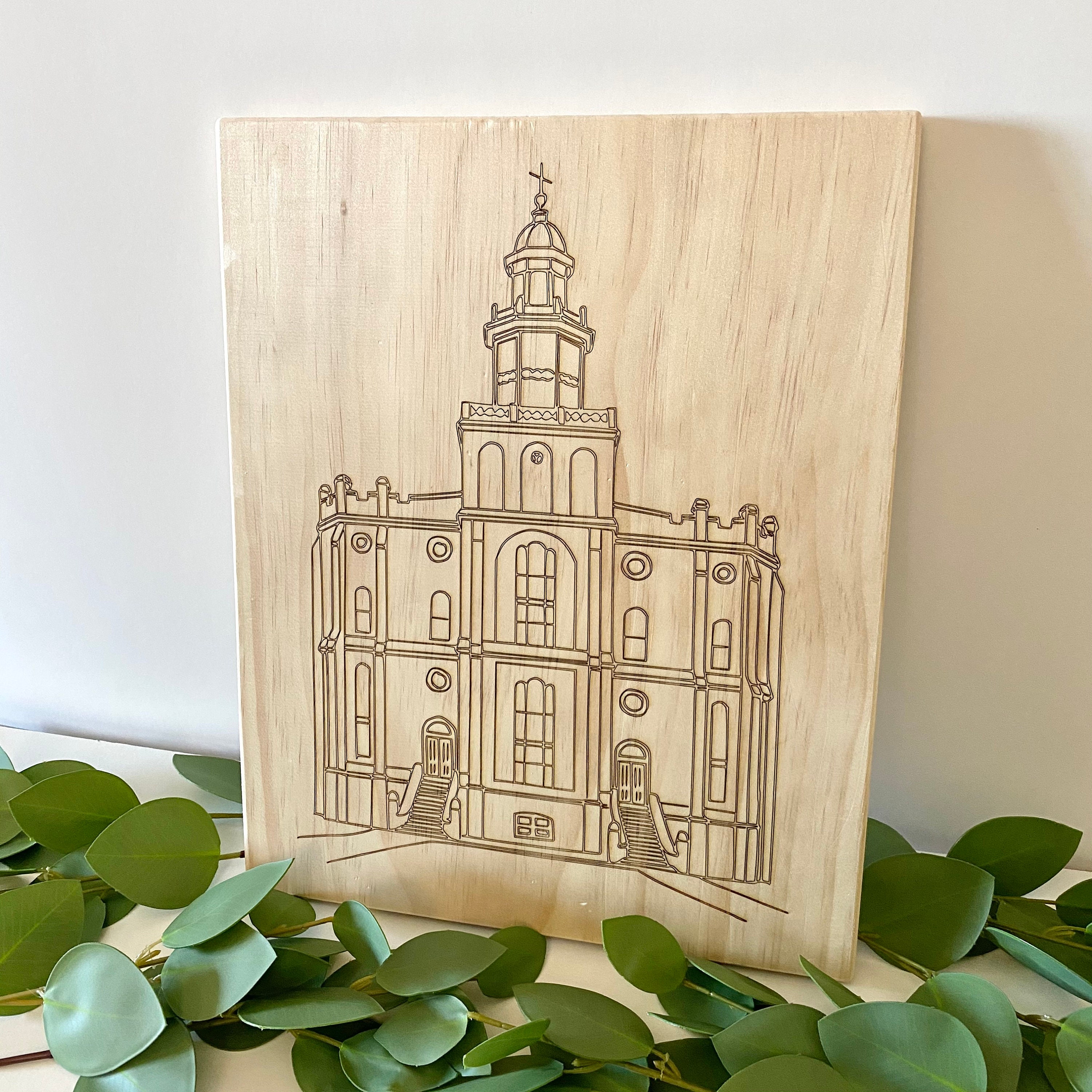 LDS Temple Art LDS Temple Wall Art LDS Gift Mormon Temple | Etsy