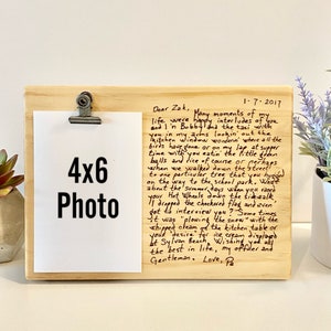 Nota grabada personalizada, Nota grabada, Nota manuscrita en madera, Escritura a mano grabada en madera, Carta manuscrita, Carta grabada personalizada