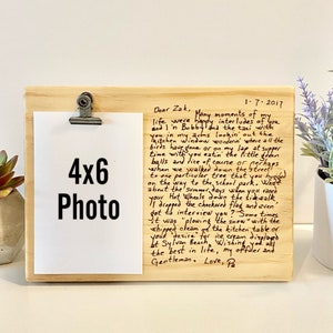 Custom Engraved Note, Engraved Note, Handwritten Note on Wood, Wood Engraved Handwriting, Handwritten Letter, Custom Engraved Letter