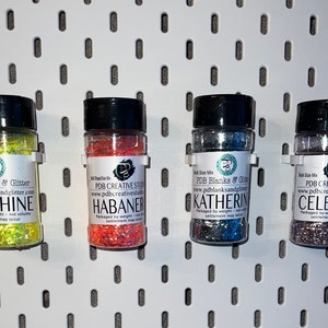 Glitter Bottle Holder for IKEA Skadis Peg Board