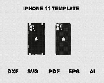 Iphone Vinyl Skin Template Cricut Etsy